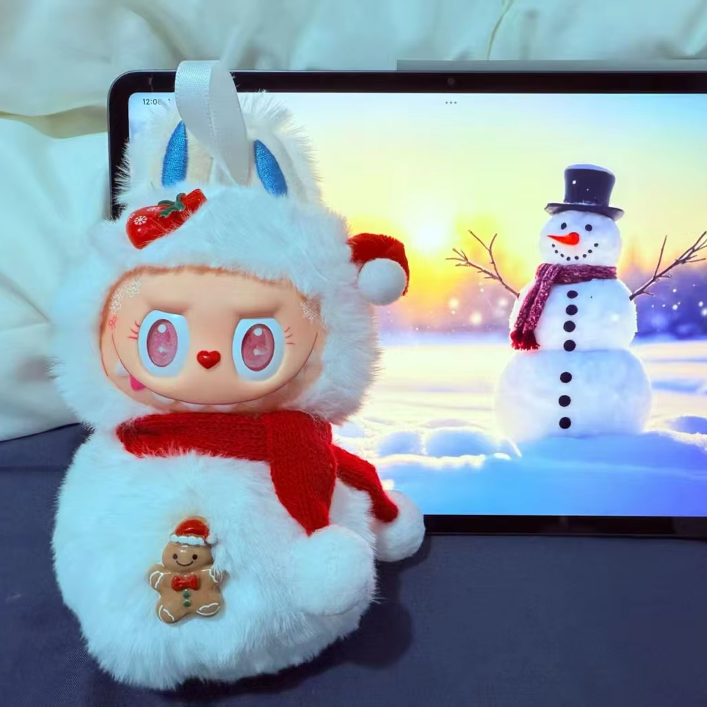 White Pink Blue Mystery Toy Doll One Two Three Generation Doraemon Rabbit Cat Christmas and Halloween Lafufu