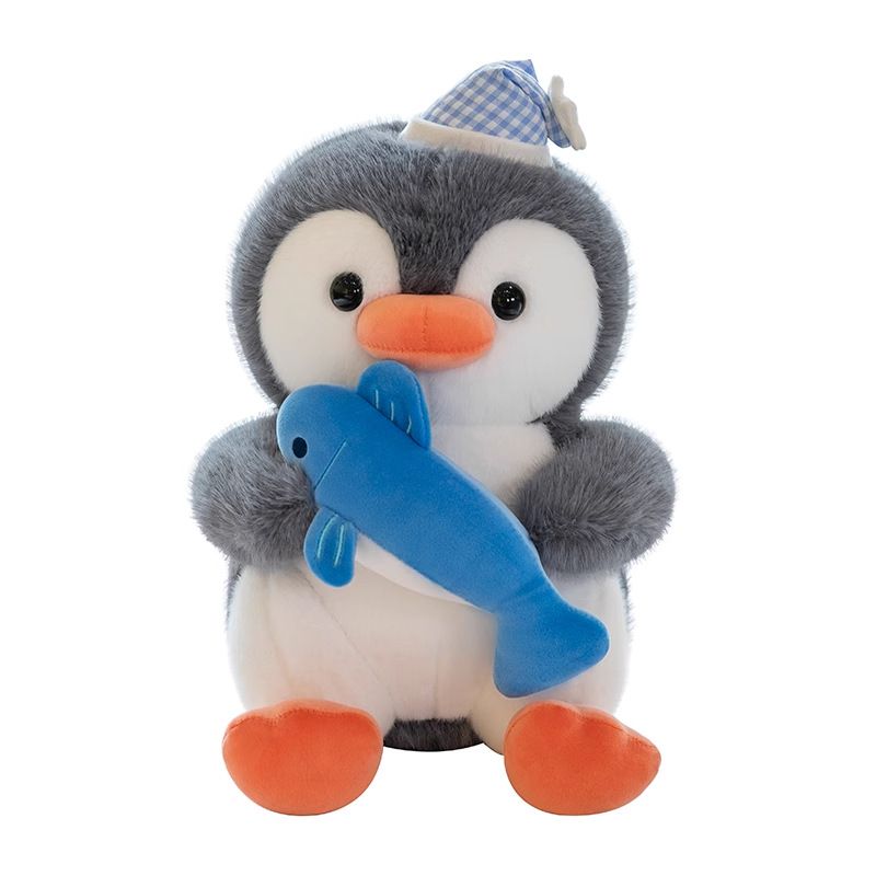 Cute Fish Plush Toy& Polyester Dolls Washed for Bed Hugging & Sleep Stress Relief Wholesale Holiday Gift